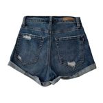 Garage  Premium Ultra High Rise Distressed Denim Shorts‎ Photo 2