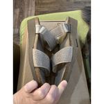 NAOT Bianca Rivets Leather Slide Cork Wedges/Sandals Gray/Silver Size 40 US 9 Gray Photo 3