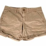 American Eagle MIDI Shorts, Tan, Size 8 Photo 6