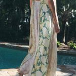 ZARA  Floral Halter Dress flowy summer casual vacation bohemian Photo 11