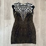 Roberto Cavalli  Animal Print V-neck‎ Dress Size 42 Waist 29 Photo 9