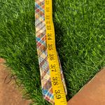 J.Crew Vintage Bohemian Plaid Fabric Belt with Woven Buckle S-M Photo 6