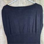 Casual Living Size Large Shirred Ribbed Sleeveless Lightweight Sweater B… Black Photo 4
