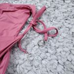 Soluna Tie Side Hipster Swim Bikini Bottom Mulberry Pink Half Moon Fit Medium Photo 3