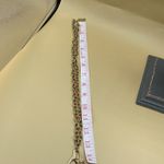 Vintage festival boho large link textured necklace White Photo 6