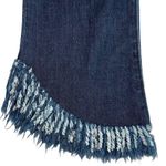 frame denim Le crop Mini Boot Fringe Scallop Hem Jeans, NEW w/out tags Size 28 Photo 4