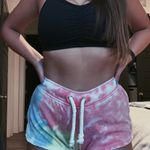 Tie Dye Sweat Shorts Multiple Photo 0