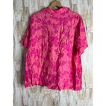 Marsh Landing  II Shirt 1X Hawaiian Short Sleeve Rayon Coral Pink Photo 1