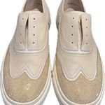 Giuseppe Zanotti Leather Studded Slip-On Sneakers Womens 10 Photo 0