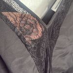 Super down Satin Lace V-neck Tank Adjustable Strap Bodysuit Cami NWOT W1415 Sz M Photo 3