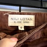 Nili Lotan Womens Pants French Military Brown Rust size 6 cotton Photo 3