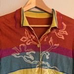 Christian LaCroix  Colorblock‎ Metallic Cardigan Photo 3