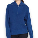 Liz Claiborne NWT  Women's 2XL Blue‎ Half-Zip Pullover Sweater Long Sleeve Photo 0