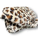 Gilda Paris Leopard Print Faux Fur Shoulder Bag Crossbody Plush Soft Zip NWT Brown Photo 6