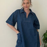 Mabel Denim mini dress Photo 0