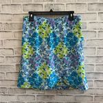 Isaac Mizrahi Women’s floral multi colored skort, Size Small Tall Photo 0