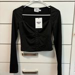 Princess Polly  Torrado Long Sleeve Top Black NWT Photo 1