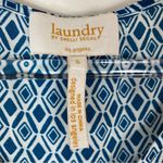 Laundry by Shelli Segal 3/$30  | Blue Diamond Pattern Polyester Tank S Photo 4