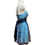 Beata Studio LA Lace Glitter Dress Blue Silver 5 Size undefined Photo 3