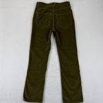 Veronica Beard CARLY KICK FLARE HIGH RISE CORDUROY PANTS SIZE 25 OLIVE GREEN Photo 8