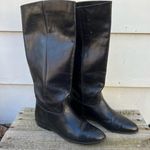 Nine West Vintage 90s 9 West Ltd. Edition Black Leather Equestrian Style Riding Boots Photo 0