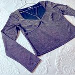 Reformation  Black gold sybil knit top is a scoop neck Photo 7