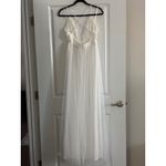 Maniju  White Tulle Maxi Bridal Style Dress Photo 1