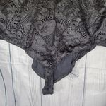 Nine Britton  Black Lace Bodysuit Photo 3