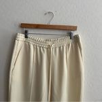 ZARA Straight Fit Pajama Pants in Cream Photo 6
