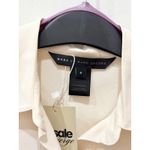 Marc Jacobs Marc by  100% Silk Long Sleeve Button-Up Shirt Cream Women's Size 2 Photo 2