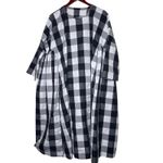 Veritecoeur Black White Gingham Cotton Dress One Size Size undefined Photo 1