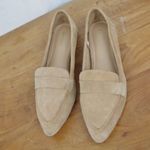 EXPRESS Tan Suede Pointed Toe Flats Size 9 Photo 9