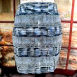 Kate Spade Saturday Striped Mini Skirt Navy/White size 2 Photo 6