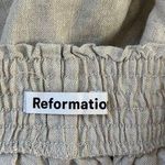 Reformation Linen Beige shorts Photo 2