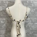 Kona Sol  Cream and Black Polka Dot Bikini Top Swimwear Photo 3