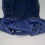 Speechless Strapless Formal Beaded Waist Navy Lace Dress Juniors Size 11 Photo 2