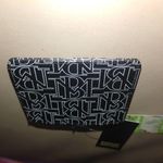 Badgley Mischka Black White Logo Monogram Mini Credit Card Holder Coin Wallet Photo 3