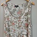 Frye Floral Button Front Midi Dress XXL Boho Cottagecore Tiered Rayon Photo 3