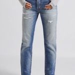 Current/Elliott NWT Current/Elliot The Slouch Skinny In Zephyr Destroy Size 27 Photo 0