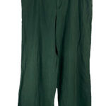 Kut From The Kloth Linen Blend Wide Leg Lightweight Utility Pants Sz 12 Green Photo 0