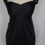 BCBGMAXAZRIA  Timeless Classic Black Formal Sweetheart Retro Midi Dress Size XS Photo 6