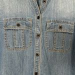 J.Crew  workwear shirt dress denim 100% cotton style 78958 size 4 Photo 4