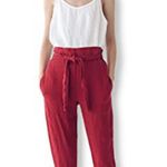 A'Gaci NWT Womens Spacegirlz Wine Tie Front Moto Pants - Sz XL Photo 0