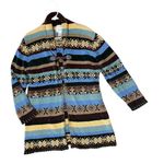 Christopher & Banks VINTAGE  Fair Isle Longline Cardigan Photo 0