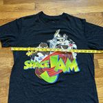 90s Inspired Space Jam Looney Toon Black Speckled Graphic T Photo 1