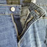 Kendall + Kylie Medium Wash Mid Rise Raw Hem Distressed Cropped Skinny Jeans 13 Photo 3