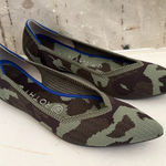 Rothy's  the Point Ballet Flats in Olive Green Camo Photo 0