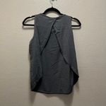 Fabletics Cut Out Tank Top Activewear Gray Crew Neck Sleeveless Pullover Sz S Photo 2