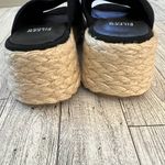 Eileen Fisher  Sandals Womens 6.5 Black Knit Tali Espadrilles Beach Lagenlook Photo 3