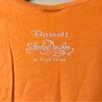 Harley Davidson El Paso Texas Flame 3/4 Sleeve Shirt Burnt Orange Large Photo 6